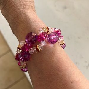 3/25.00 Crystal-like bracelet-stretch